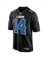 Nike Men's Amon-Ra St. Brown Carbon Black Detroit Lions Fashion Jersey