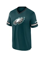 Fanatics Men's Midnight Green Philadelphia Eagles Stripe Stacking T-Shirt