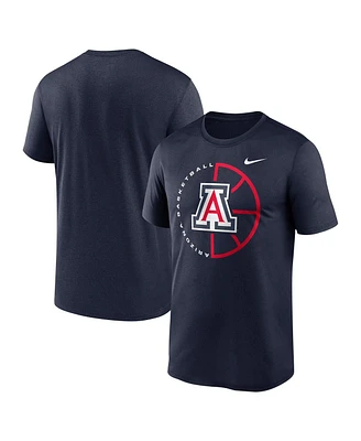 Nike Men's Navy Arizona Wildcats Legend Basketball Icon Performance T-Shirt