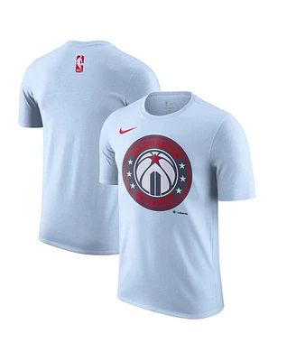 Nike Men's Light Blue Washington Wizards 2024/25 City Edition Essential Logo T-Shirt