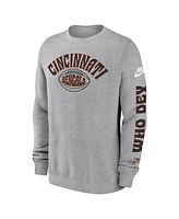 Nike Men's Cincinnati Bengals Charcoal Rewind Club Pullover Sweatshirt