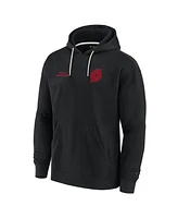 Fanatics Men's and Women's Black Portland Trail Blazers Elements Super Soft Fleece Pullover Hoodie