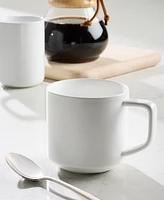 The Cellar Whiteware Aaden Matte Stackable Mug, Exclusively at Macy's