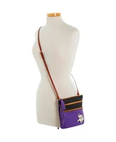Dooney & Bourke Minnesota Vikings Infield Triple Zip Crossbody Purse