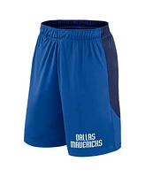 Logo Athletic Men's Blue/Navy Dallas Mavericks Launch Performance Shorts