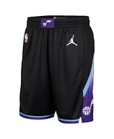 Jordan Men's Black Utah Jazz Statement Edition Swingman Shorts