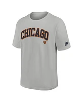 Nike Men's Silver Chicago Bears Rewind Max90 Statement T-Shirt