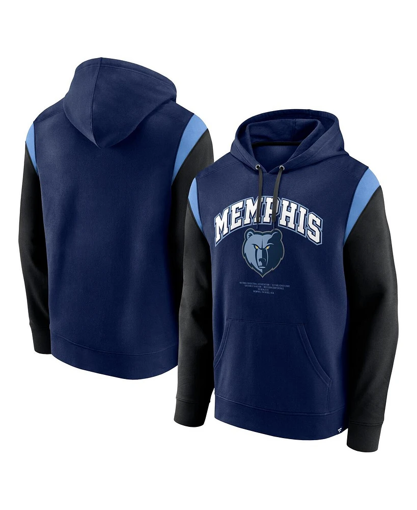 Fanatics Men's Navy Memphis Grizzlies Scorer Pullover Hoodie