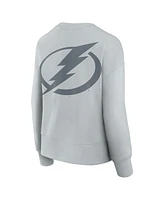 Fanatics Women's Gray Tampa Bay Lightning Elements Flow Pullover Sweatshirt