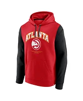 Fanatics Men's Red Atlanta Hawks Scorer Pullover Hoodie