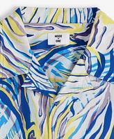 Mode of One Men's Retro Wave Textured Shirt, Exclusively at Macy's