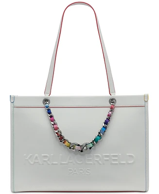 Karl Lagerfeld Paris Savoie Large Leather Tote