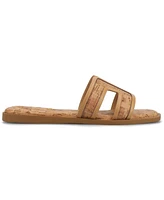 Journee Collection Women's Primah Slide Flat Sandals