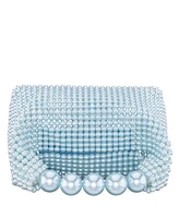 Nina Large Beaded Handle Hobo Bag