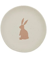 Haven 6" Easter Bunny Stoneware Appetizer Plates, Set of 4
