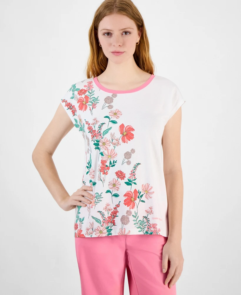 Tommy Hilfiger Women's Floral-Print T-Shirt