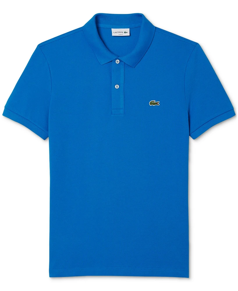 Men's Lacoste Slim Fit Short Sleeve Ribbed Polo Shirt