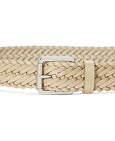 Lauren Ralph Lauren Braided Vachetta Leather Belt