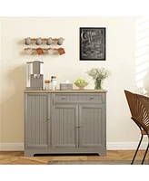 Kitchen Storage Cabinet Durable Organizer for Pantry, Dishes, and Supplies
