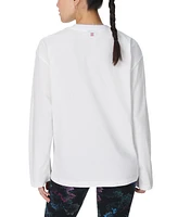 Sweaty Betty Women's Cotton Long-Sleeve Logo T-Shirt