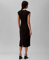 Calvin Klein Women's Ponte Shift Dress