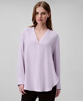Calvin Klein Women's Relaxed V-Neck Popover Tunic