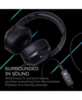 acer Predator Galea 350 Gaming Headset with 7.1 Surround Sound, Unidirectional Noise-Cancelling Mic, Compatible with Pc, Xbox One, PS4,Black