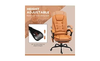 Executive Office Chair with Massage and Heating Options for Relaxation