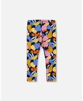 Deux par Toddler Girls Printed Capri Leggings Multicolored - Toddler|Child