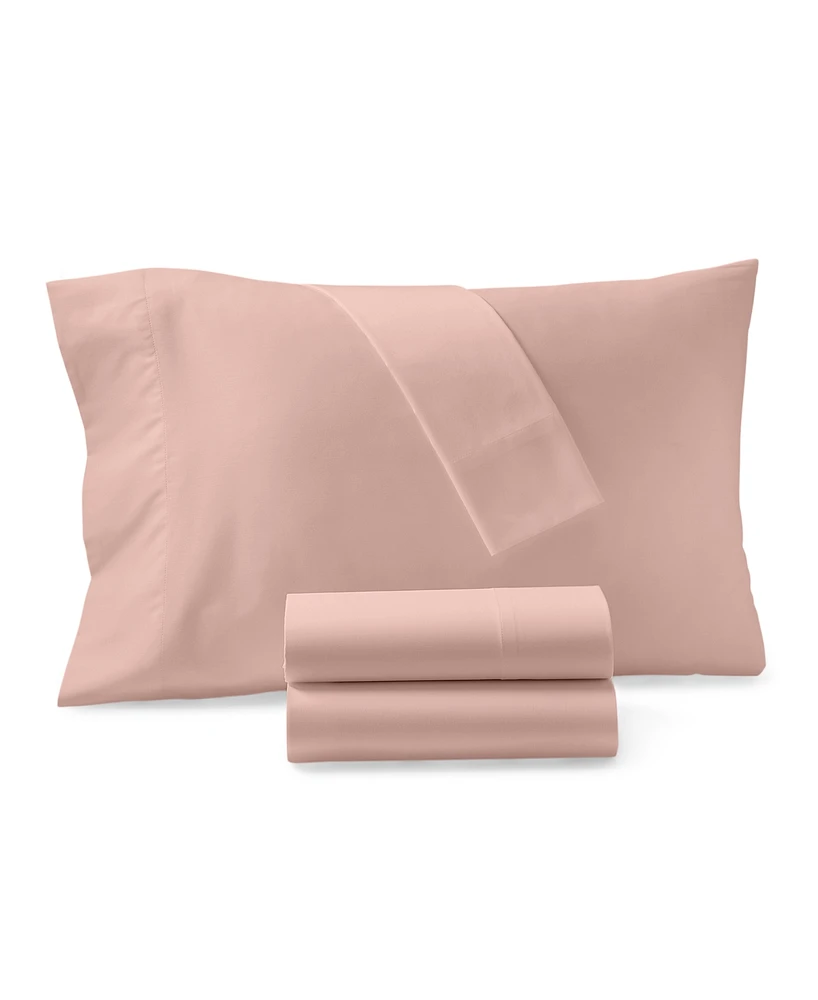 Last Act! Oake 300-Thread Count Cotton 3-Pc. Sheet Set, Twin Xl, Exclusively at Macy's
