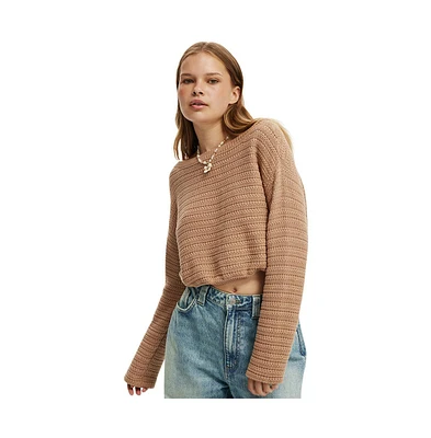 Cotton On Women's Frontier Pullover Sweater