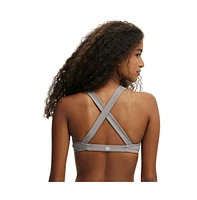 Cotton On Women's Active Ultra Soft Plunge Strappy Crop