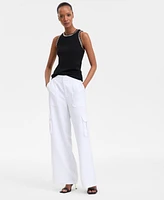 I.n.c. International Concepts Women's Straight-Leg Cargo Pants, Exclusively at Macy's