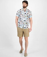 Tommy Bahama Men's Nova Wave Well Stocked Classic-Fit Printed Button-Down Seersucker Shirt