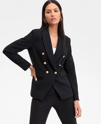 I.n.c. International Concepts Women's Double-Breasted Blazer, Exclusively at Macy's