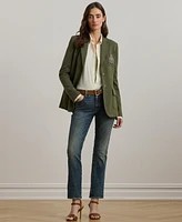 Lauren Ralph Women's Mid-Rise Straight Ankle Jeans, Regular & Petite