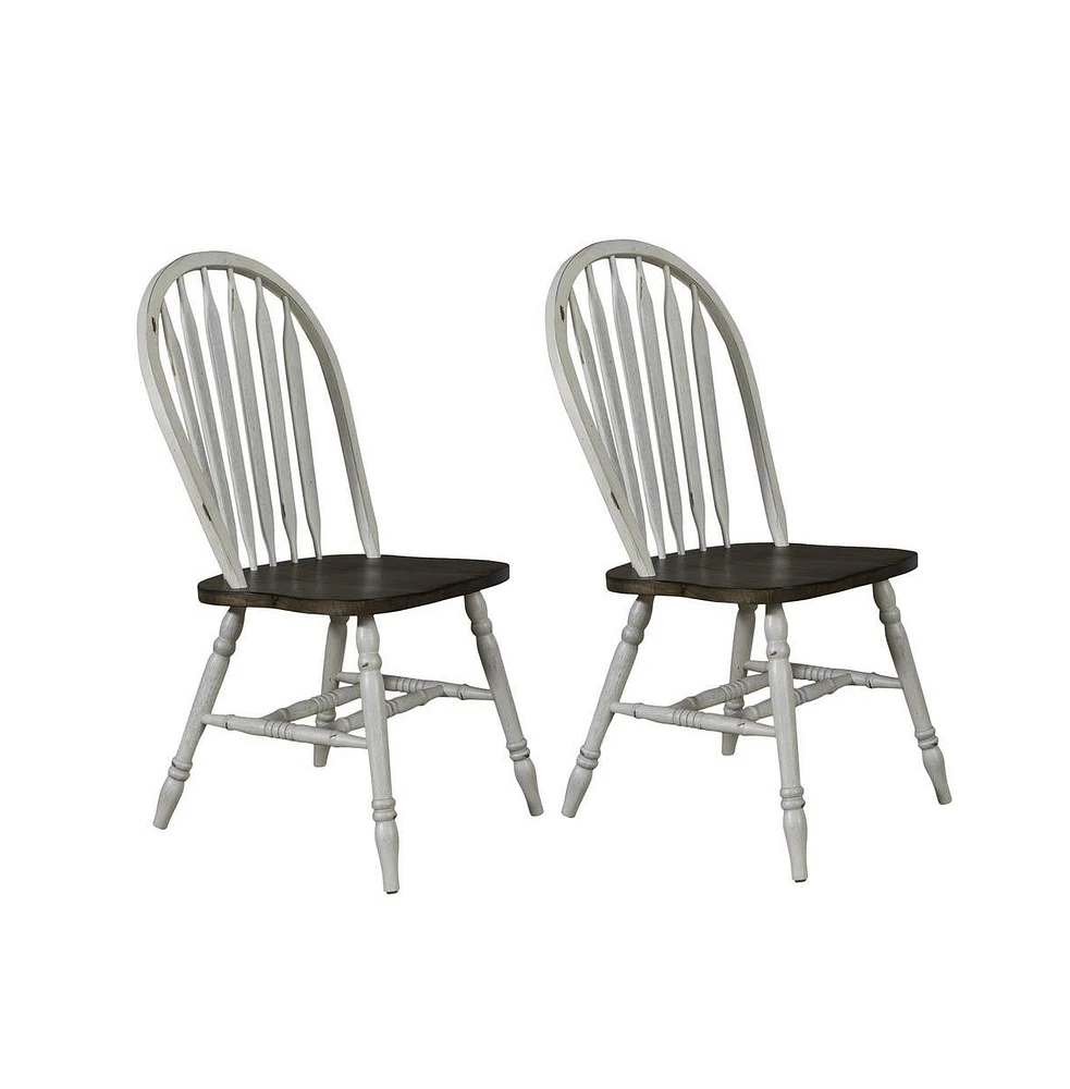Windsor Side Chair- - Set of 2 Solids