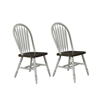 Windsor Side Chair- - Set of 2 Solids