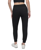 Dkny Sport Women's Logo-Drawstring High-Rise Joggers