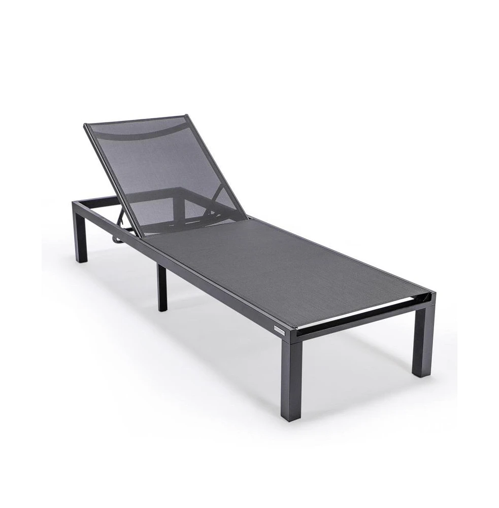 Marlin Patio Chaise Lounge Chair With Aluminum Frame