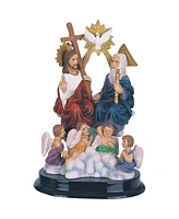 2-pc Set" Fc Design 5"H Holy Trinity Father, Son, and Holy Spirit Figurine Holy Figurine Statue Ornament Home Room Office Decor and Perfect Ideas for