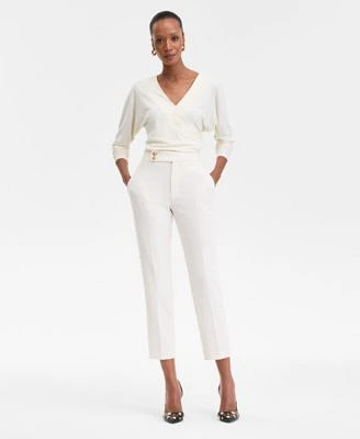 I.N.C. International Concepts Womens Straight Leg Cropped Pants 0 16p Exclusively At Macys