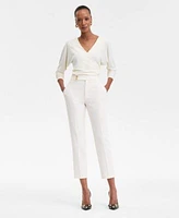 I.N.C. International Concepts Womens Straight Leg Cropped Pants 0 16p Exclusively At Macys