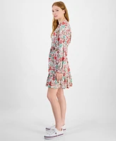 Tommy Hilfiger Women's Floral-Print Shirtdress