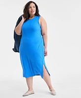 On 34th Trendy Plus Tank Midi Dress, Exclusively at Macy's