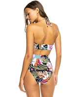 Roxy Juniors' Convertible Cutout One-Piece Swimsuit