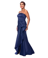 Xscape Women's Gathered Strapless Gown