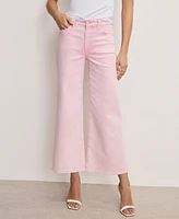 Good American Women's Crop Palazzo Jeans