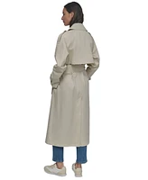 Dkny Jeans Women's Cotton Double-Breasted Trench Coat