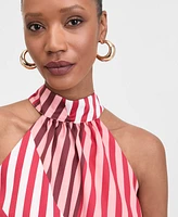 I.n.c. International Concepts Women's Mock Neck Halter Top, Exclusively at Macy's